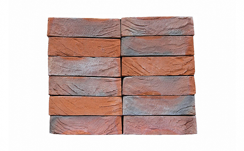 Кирпич ручной формовки Донские зори, Степной узорный, 250*60*65 мм