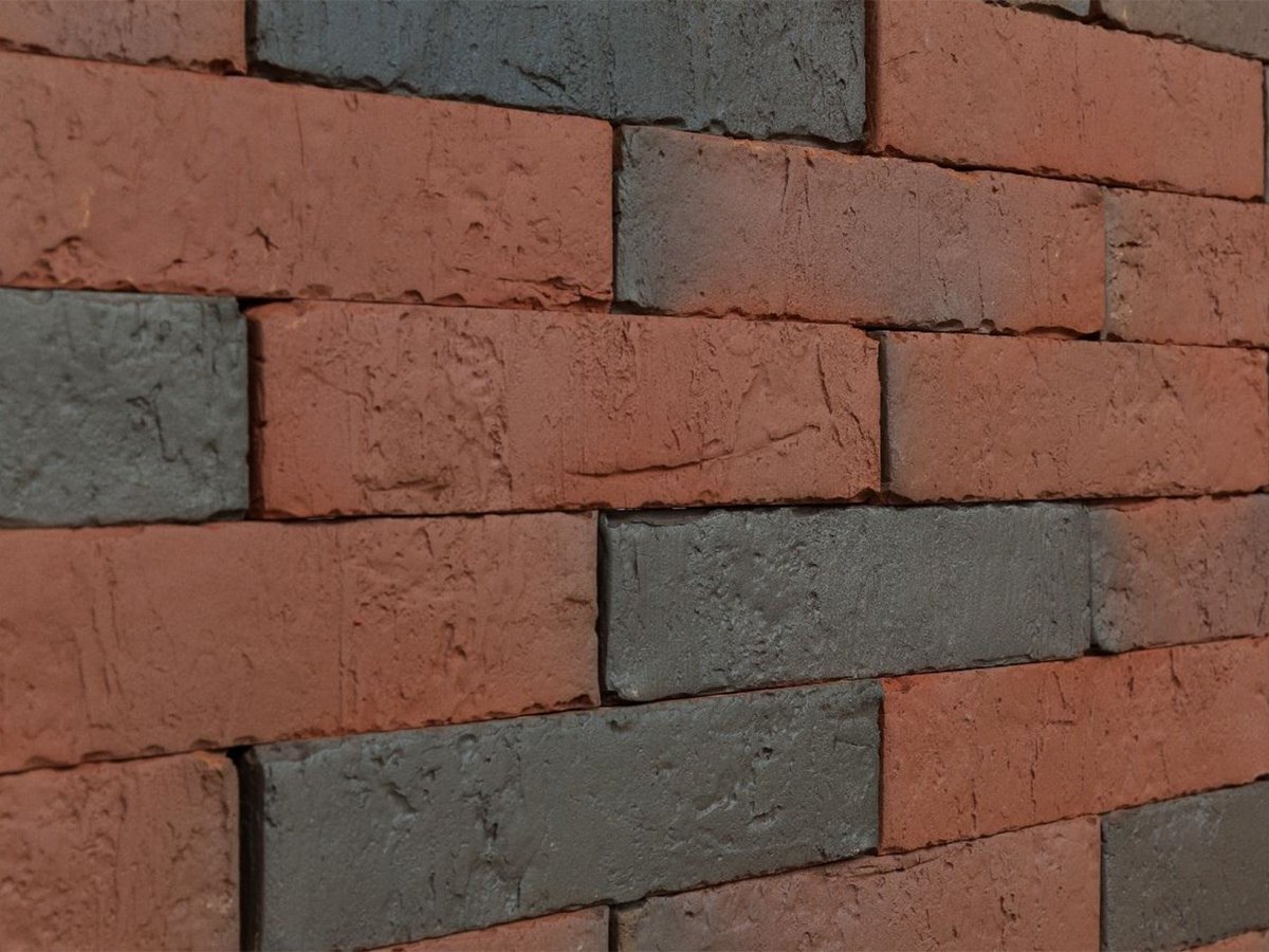 Облицовочный кирпич Кирово-Чепецк Аренберг ручной формовки - 250x120x65 мм