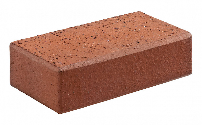 Тротуарная клинкерная брусчатка Vandersanden Gorlitz красная, 200*100*52 мм