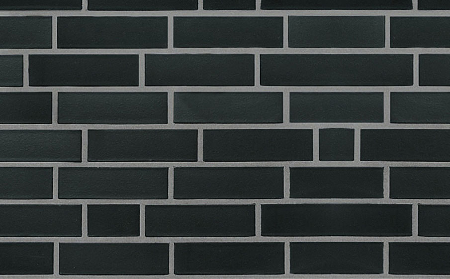 Клинкерный кирпич Roben Faro schwarz-nuanciert, пустотелый, гладкий, 190*90*90 мм