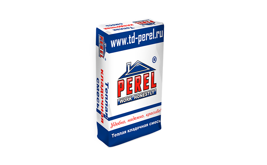 Теплоизоляционный кладочный раствор PEREL TKS 2020, 25 кг
